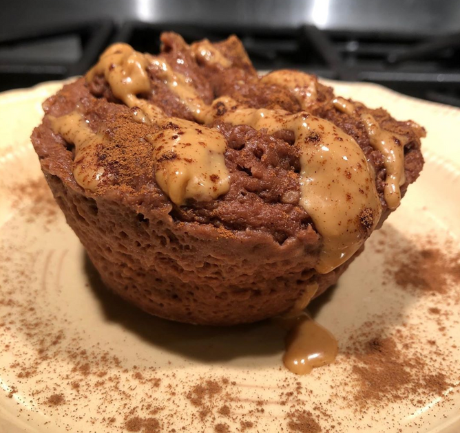 1-minute Whey Protein Mug Cake (No Flour!) - Coach Sofia Fitness